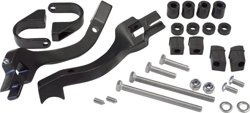 PowerMadd Snowmobile Pro Taper Mount Kit for Sentinel and Fuzion Handguards 34457, Black